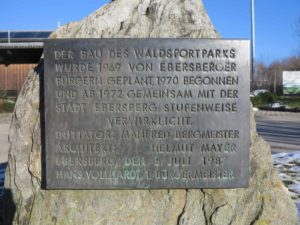 Waldsportpark Ebersberg Denkmal